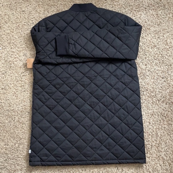 Vans woman’s long boom boom quilted jacket zipper - Picture 2 of 10